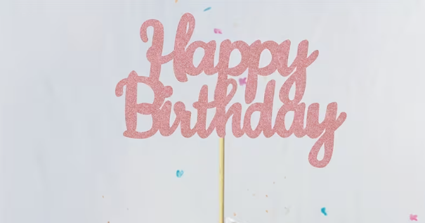 Happy Birthday Topper